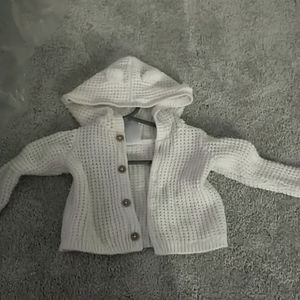 Newborn knitted sweater